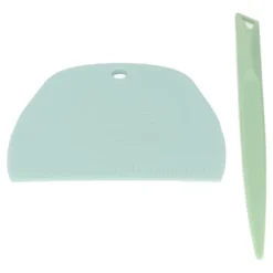 Bakning Frigöringskniv Plast degskrapa Kaka Bakverktyg för att göra bröd pizzakaka grön