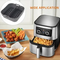 Bakpanna i silikon med matta för Square Air Fryer