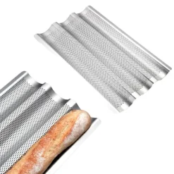 Bakplåt för Baguette, i Rostfritt Stål