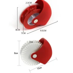 Bakverk Hjul Tårtdekoratör Cutter Kök Pizza Bakverk Paj Galler Dekorativt Cutter Tool