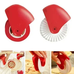 Bakverk Hjul Tårtdekoratör Cutter Kök Pizza Bakverk Paj Galler Dekorativt Cutter Tool