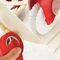 Bakverk Hjul Tårtdekoratör Cutter Kök Pizza Bakverk Paj Galler Dekorativt Cutter Tool