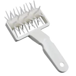 Bakverk Pizza Plast Deg Nål Hjul Kavla Bröd Hålslagare DIY Bakverktyg