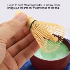 Bambu Matcha Visp - Autentisk Chasen för att förbereda Matcha-pulver (54 stift)