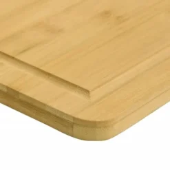 Bambu skärbräda 40x60 cm med saftskåra - Köksredskap | Färg: Natur | Storlek: 40x60x1,5 cm