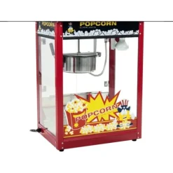 Bar popcornmaskin med svart tak