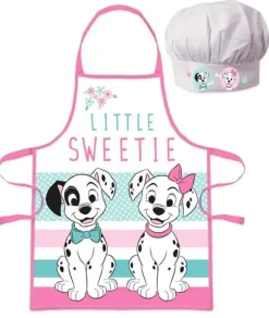 Barnförkläde 2-delat set med Disney 101 Dalmatiner Little Sweetie