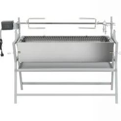 BBQ i järn och rostfritt stål med grillspätt - Grillugnar & ugnar med roterande stekspett