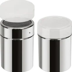 Behållare med sil Sil för pulveriserat sockerströssel pulveriserat socker kanel kakao