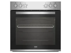 Beko BBUC12020X - Ugn med spisplatta - inbyggd - med självrengöring - rostfritt stål