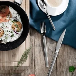 BergHOFF 30-delt Bestikst - Essence Designer Rustfrit Stl Bestik med Elegant Rektangulrt Design