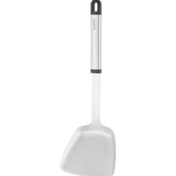 BergHOFF kinesisk paletkniv - Wokspatel i rustfrit stl med langt hndtag og spejlfinish