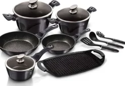 Berlinger Haus Lumarko Berlingerhaus Bh-6911 Carbon Pro Cookware Set!