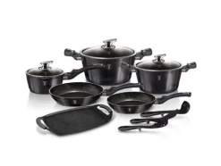 Berlinger Haus Lumarko Berlingerhaus Bh-6911 Carbon Pro Cookware Set!