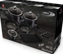 Berlinger Haus Lumarko Berlingerhaus Bh-6911 Carbon Pro Cookware Set!