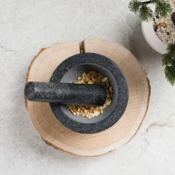 Berlinger Haus Mortel BH-8608 Granit Ø14cm Svart Ros