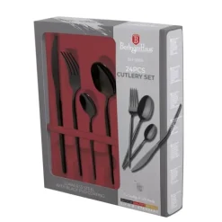 BESTÄCK 24 STK BERLINGER HAUS BH-3069 BLANSANDE SVART