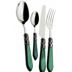 Bestickning - Casa Bugatti - Aladdin - 24 delar - Wengéfärgad finish - Färgade handtag