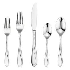 Bestickset, 45-delar rostfritt stål, tål diskmaskin, bordsservis