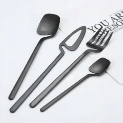 BESTICKSET Rostfritt Stål Modern 32 delar MATTSVART Set