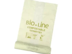 Biopåse, ABENA Bio-Line, 15 liter, transparent grön - (40 st.)