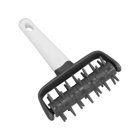 Blisterförebyggande Pizzadeg Docker Roller för hemkök grå