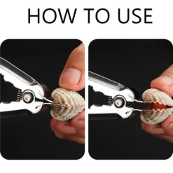 Blood Clam Opener Krabbtång Nötknäckare Multifunktionellt verktyg för skaldjursmat i köket