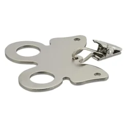 Bordduksvikter, Fjärilsdesign, 7.5x6.5x1 cm, Silver