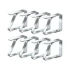 Bordsklippare - Duken Klipp - Utomhus Dukklippare-8Pcs, Halkfria, Rostfritt Stål - Passar för Bord med en Tjocklek på 1 till 3 cm