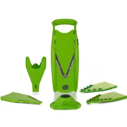 Borner V5 PowerLine Mandolin Slicer 7-1 Set Starter Set, Grönsaksskärare med Säkerhetsinlägg, Slice Insert, 2 Blad Inserts, Food Safety Holdare och Mu | CDON