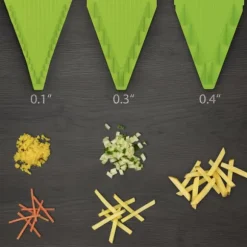 Borner V5 PowerLine Mandolin Slicer 7-1 Set Starter Set, Grönsaksskärare med Säkerhetsinlägg, Slice Insert, 2 Blad Inserts, Food Safety Holdare och Mu | CDON