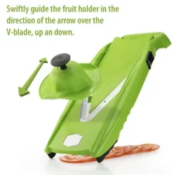 Borner V5 PowerLine Mandolin Slicer 7-1 Set Starter Set, Grönsaksskärare med Säkerhetsinlägg, Slice Insert, 2 Blad Inserts, Food Safety Holdare och Mu | CDON