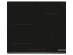 Bosch Serie | 6 PVS63KHC1Z - Induktionshäll - 4 kokplattor - Fördjupning - bredd: 56 cm - djup: 49 cm facetterad front - svart