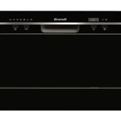 BRANDT DFC6519B - Fristående diskmaskin - 6 platsinställningar - 49dB - A + - Bredd. 55cm