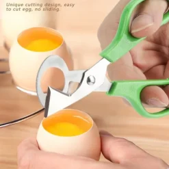 Bärbar Anti-rost vakteläggssaxskärare öppnare köksverktyg äggklippare