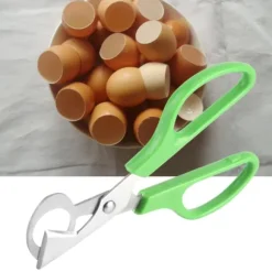 Bärbar Anti-rost vakteläggssaxskärare öppnare köksverktyg äggklippare