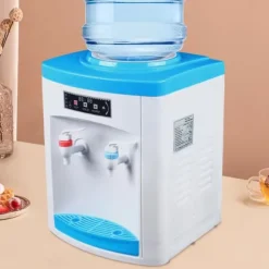 Bärbar Elektrisk Vattendispenser, Varmt Vatten 90℃, Kallt Vatten 8℃, Kompakt Design