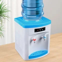 Bärbar Elektrisk Vattendispenser, Varmt Vatten 90℃, Kallt Vatten 8℃, Kompakt Design
