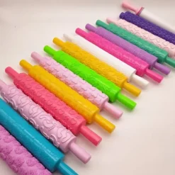 Bärbar präglad fondantkavel - non-stick verktyg för att dekorera kakor