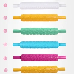 Bärbar präglad fondantkavel - non-stick verktyg för att dekorera kakor