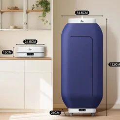 Bärbar Torktumlare Uten 600 W Elektrisk Avtagbar med Timer