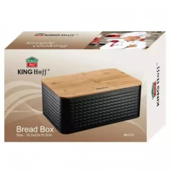 BRÖDBAGARE AV STÅL MED BAMBUBRÄDA KINGHOFF KH-1713