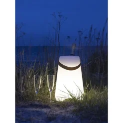 Bristol lampa vinkylare uppladdningsbar vit.