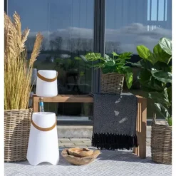 Bristol lampa vinkylare uppladdningsbar vit.