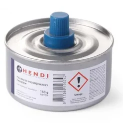 Bränslepasta till matvärmare, dunk med veke, 145 ml, set om 24 st. - Hendi 193693