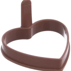 Brunt silikonäggform hjärta SILLINIE