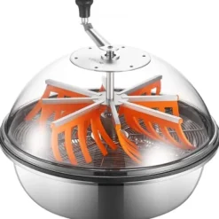 Bud Leaf Bowl Trimmer, 60x60x53.5 cm, Rostfritt stål, Manuell skärmaskin