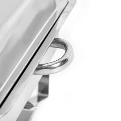 Buffévärmare Chafing Dish - Rektangulär Matvärmare - 3 Fack 3×3 L (9 L) - Rostfritt Stål - För Catering & Buffé