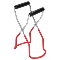 Burkklämma Multifunktionell Rostfri Stål PP Skållningsskyddande Tallriksklämma Köksverktyg (Röd)