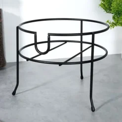 Burkställ med kransvart bas för dryckesdispenser